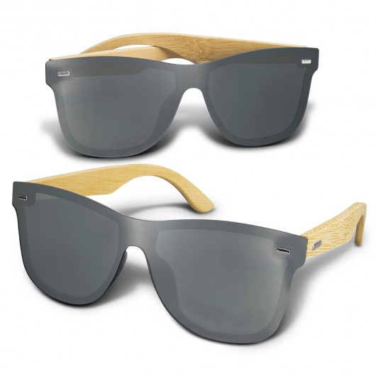 Silver Full Bamboo Mirror Sunnies